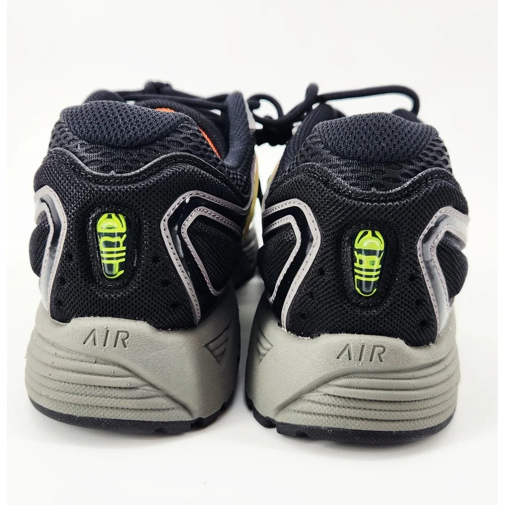 Nike Air Pegasus 25‎ Men's Running Shoes Black Orange Neon Size 8.5